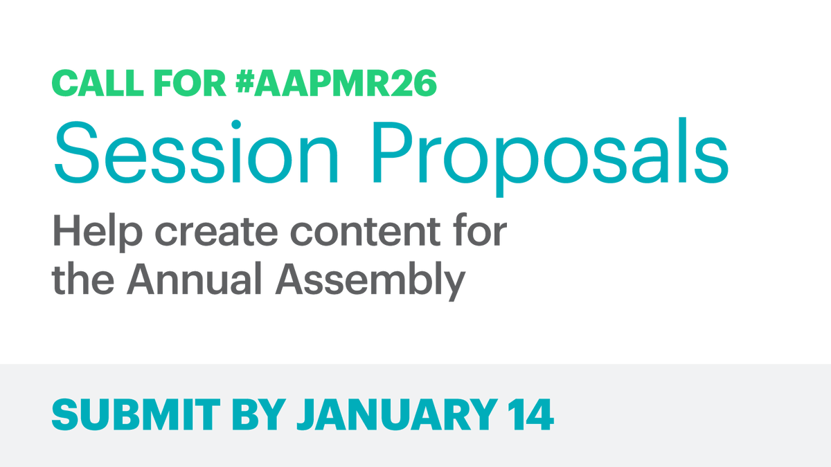 AAPM&R News tweet media