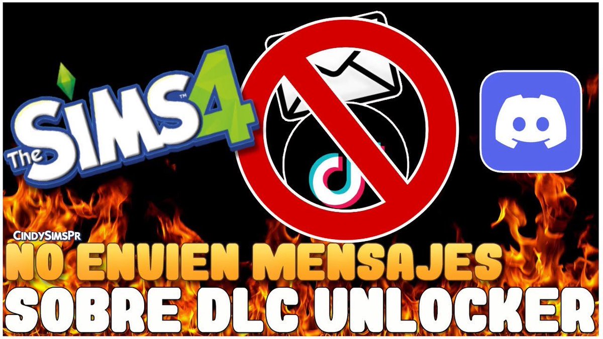 CindySimsGames's tweet photo. ⚠️ Aclaración importante sobre mensajes de DLC Unlocker – Los Sims 4 https://t.co/RYMokhKfG8 via @YouTube #TheSims4 #anadius #simmerella #leuans https://t.co/cQhmokS1PD