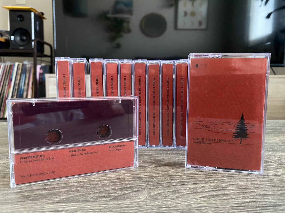 weretryingrec's tweet photo. I Think I Need More Cassettes 👀

@ITINMS_mi's 'Beauty Will Fade' is now available on maroon cassettes with a 2-panel j-card and lyrics on the inside ❤️‍🔥

Grab a copy now ⬇️⬇️

https://t.co/l5FUaN3ZAU https://t.co/WHxOqkIHQN