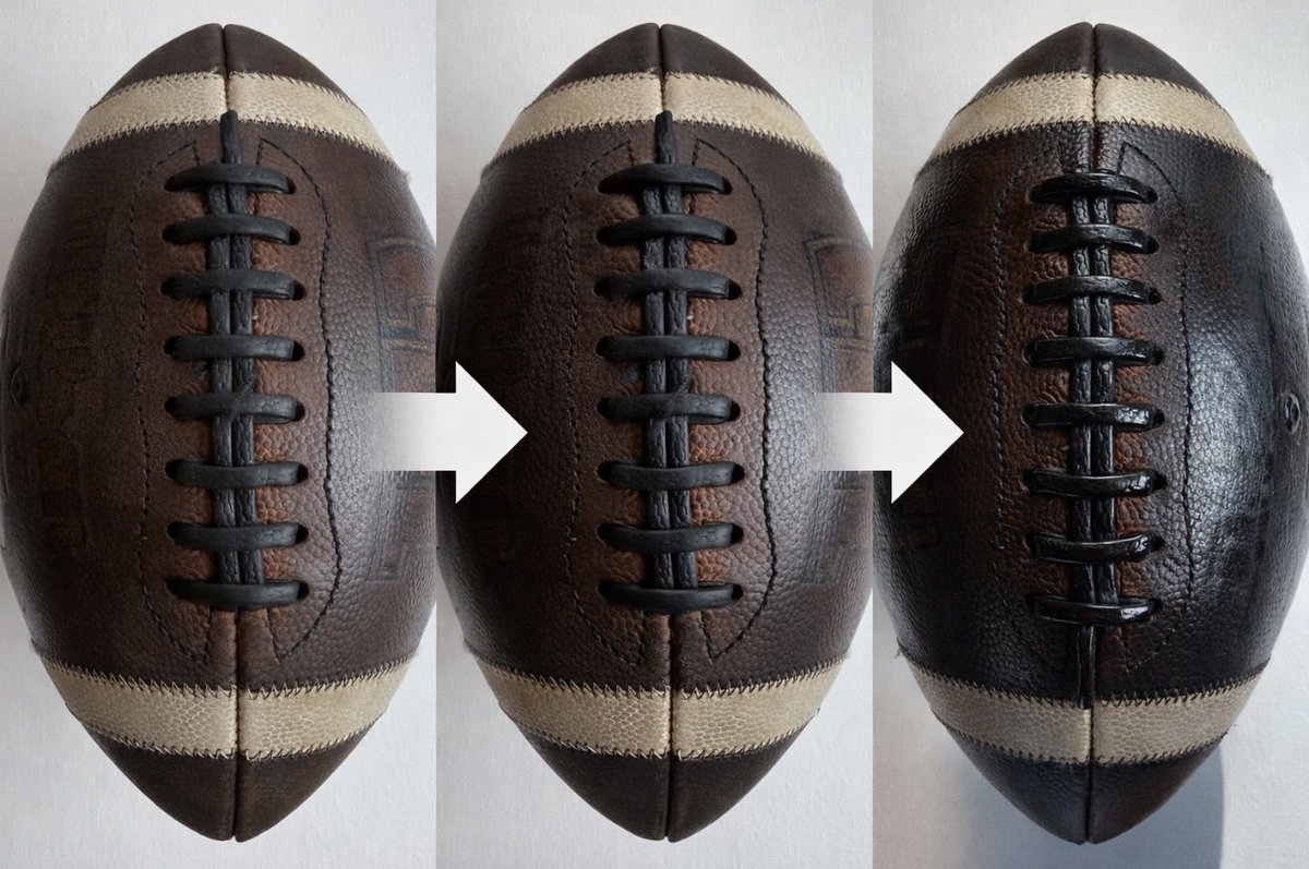 SnapStrikeScore's tweet image. Keeping footballs conditioned properly increases their useful life. This ball is going into its 3rd off season. DM us for plans to help you and your staff save time and money.
