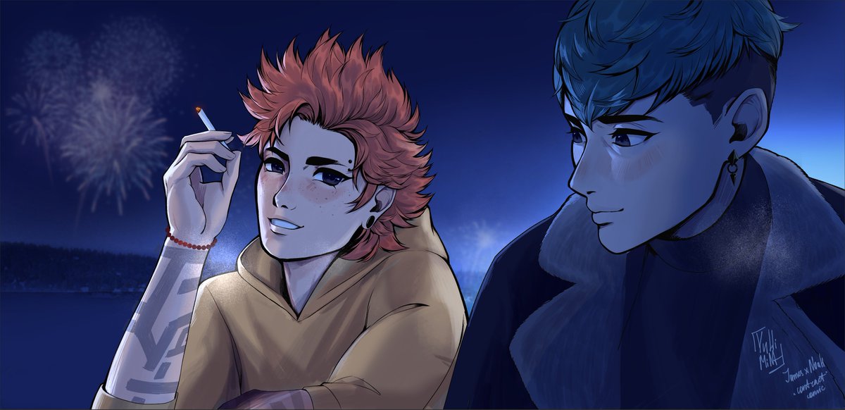 YuHiMintArchive's tweet photo. #PortfolioDay 
Hi! I'm YuHi 
Drawing comic and OCs stuff mostly :3 https://t.co/lrwNtAAsGU
