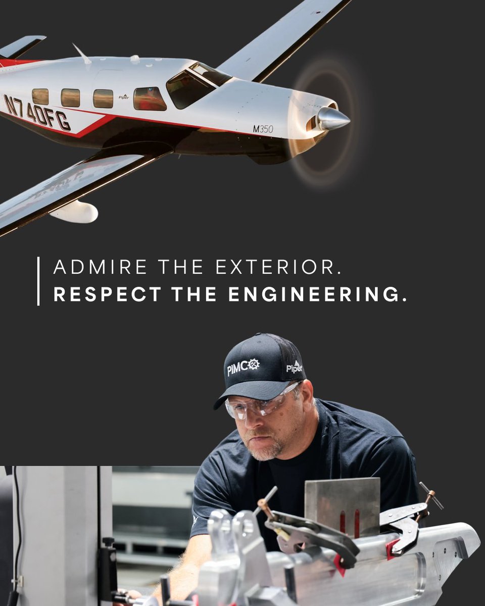 piperaircraft's tweet image. Effortless? Absolutely.

Every detail of the M350 is intentionally engineered to elevate performance while maintaining a distinctly refined presence.

Get to know the M350.  Visit piper.com/model/m350/ for more.

-
#PiperAircraft #FreedomOfFlight #FlyPiper #Aviation #Aircraft