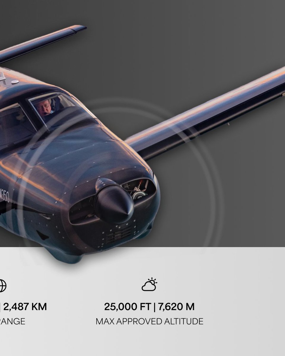 piperaircraft's tweet image. Effortless? Absolutely.

Every detail of the M350 is intentionally engineered to elevate performance while maintaining a distinctly refined presence.

Get to know the M350.  Visit piper.com/model/m350/ for more.

-
#PiperAircraft #FreedomOfFlight #FlyPiper #Aviation #Aircraft
