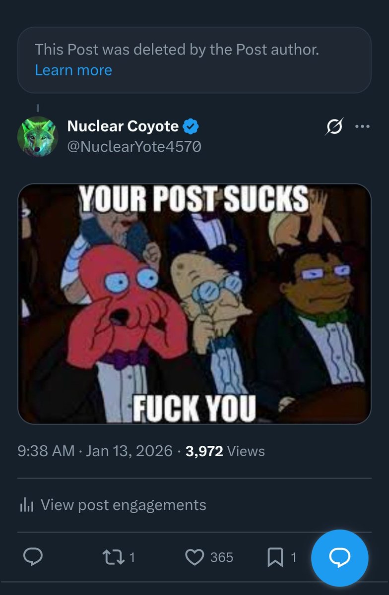 For a brief period, I actually ratiod People Magazine. Right up until her post was deleted.