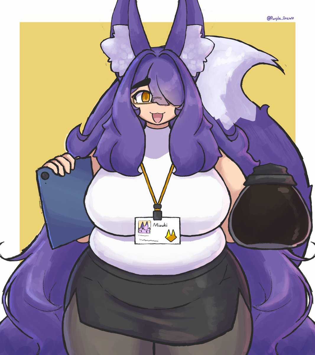 RT @Purple_Drawz: Back at it again with #portfolioday I'm Purple