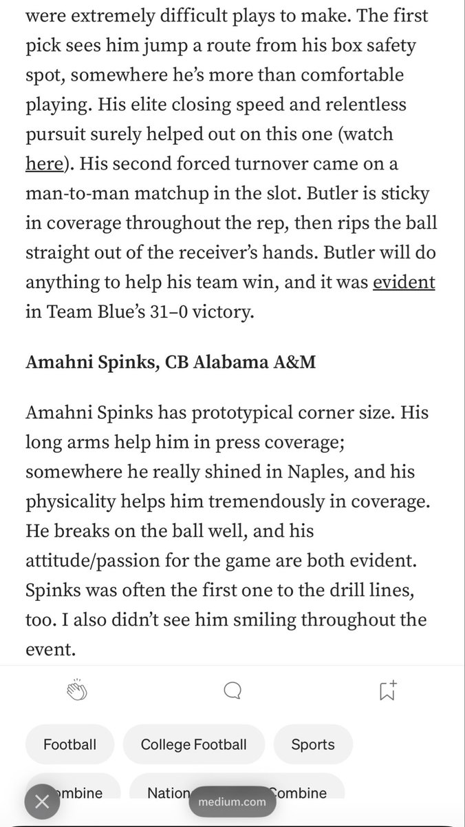 AmahniSpinks's tweet image. Glory to God 🙏🏾 @NSCombine @HaydenShap49 @MikeMartenson @TheSSNetwork @AamufbR