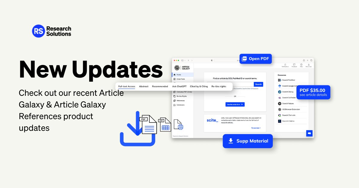 Research Solutions tweet media