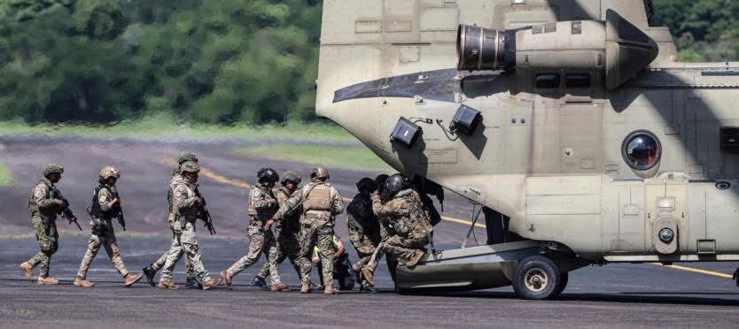 JJDiazMachuca's tweet image. #ULTIMAHORA | Guatemala Acepta ayuda Vigilarán  el #Suchiate por carteles; Llegán aviones y Buques de los EEUU con los militares GLOBEMASTER III. 

Sheinbaum (@Claudiashein ) continuará con el pacto con el crimen organizado y protegiendo a los narcopolitícos de Morena.  

La…