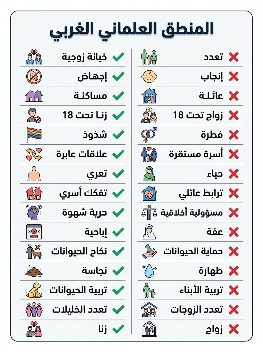 اختصار ما يدور في عقل العلماني