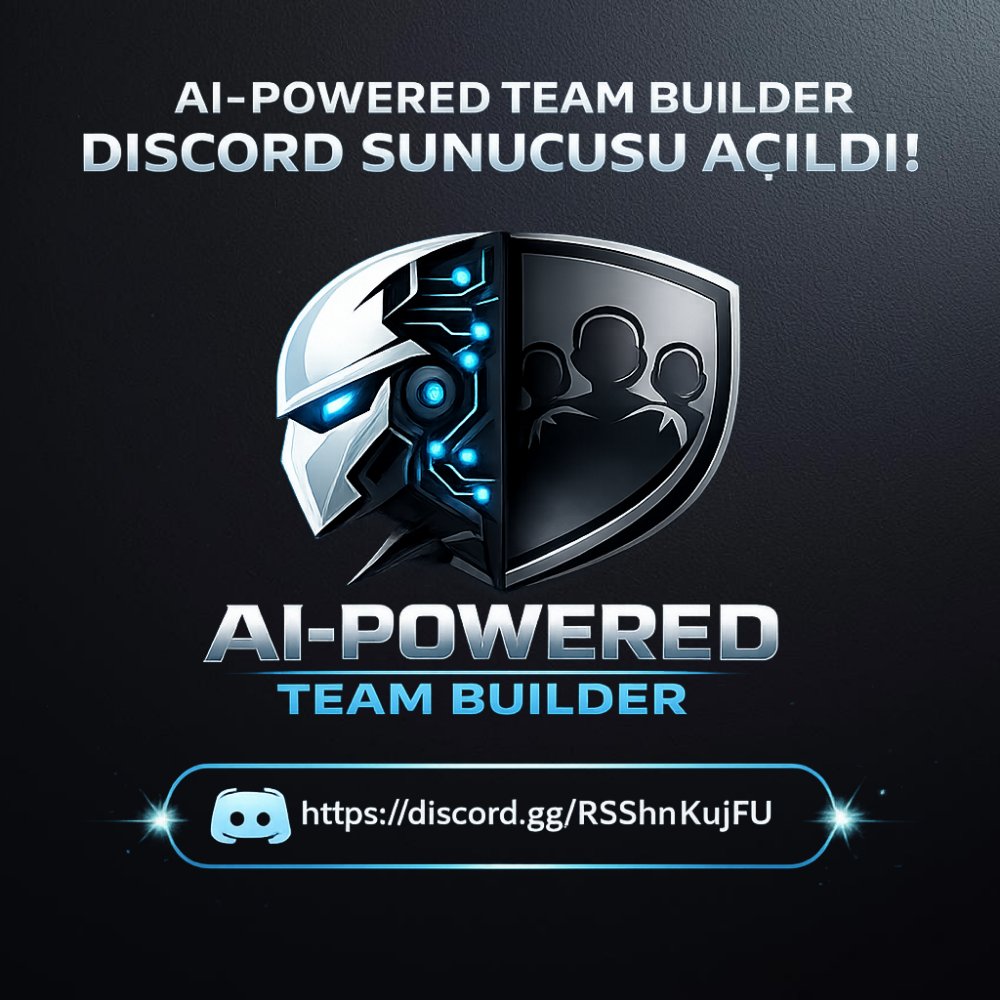 LightningDir's tweet image. AI-Powered Team Builder Discord sunucusu açıldı. ⚡

Bu proje; oyuncuları elemek için değil, veriye dayalı takım uyumu oluşturmak için tasarlandı.
Eleme yok. Vaat yok.
Doğru eşleşme, doğru zamanda.

Detayları merak edenler için:

discord.gg/RS5hnKuJfU