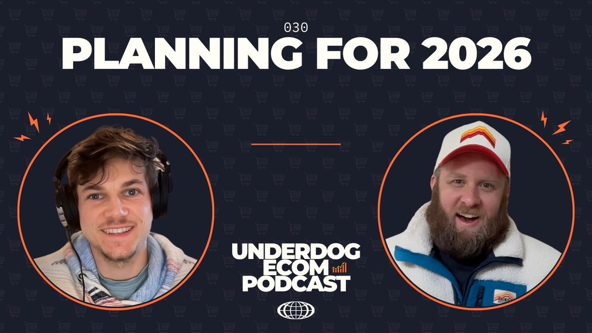 underdogecomHQ's tweet photo. New Pod up! 💥

"Moving Beyond Survival Mode – Our Resolutions for 2026" by @jackinprogress @austriker27 

Website: https://t.co/NY33mWjOzB
Youtube https://t.co/zwx6tXij2D https://t.co/cLU3eoiy7b