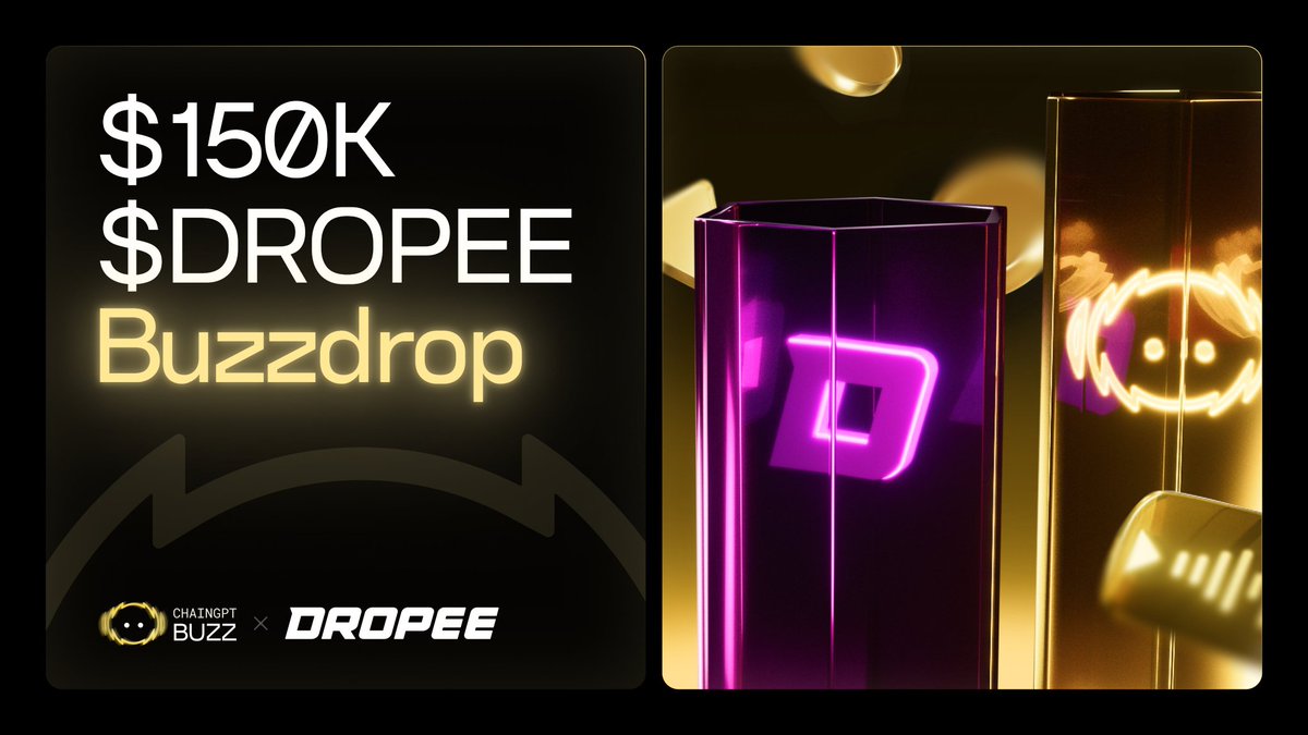 officialbasiruy's tweet photo. This is remarkable day and time us as $DROPEE @dropee_app are cooking much nice things while collaborate with @ChainGPT_Pad
Let go in on 👇🔥🔥🔥
https://t.co/QPBpnK0rGp https://t.co/2TXv2pjuHy