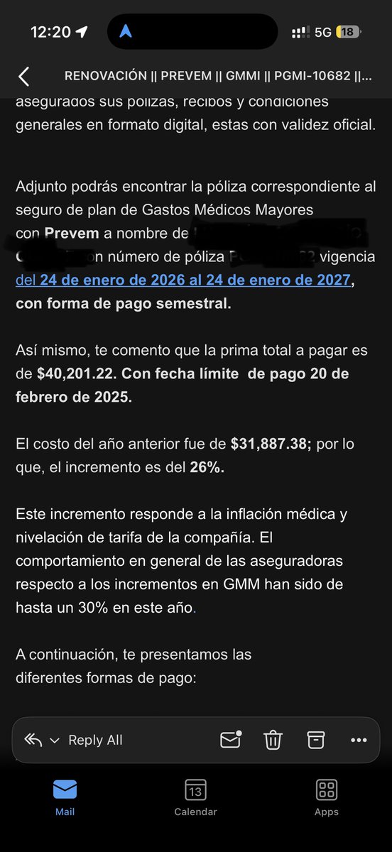 La promesa de la subdita del macuspano contra la realidad que llego a mi correo el dia de hoy.