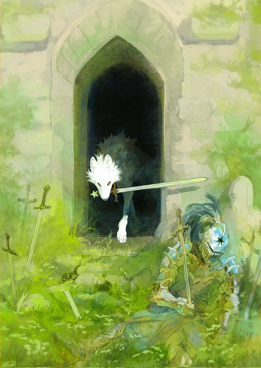 vetkhiy_barsuk's tweet image. Hi! I'm Barsuk!!  I love to draw illustrations...and OC 🌚🌿

#PortfolioDay