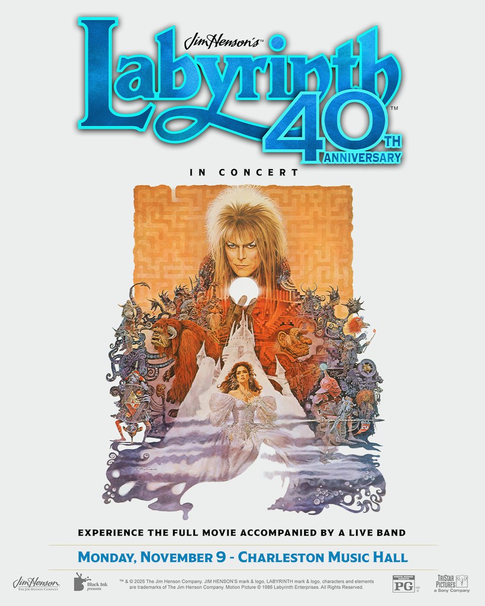 JUST ANNOUNCED ✦ Labrinth In Concert
📅 Monday, November 9, 2026
📍 Charleston Music Hall -Charleston, SC 
On Sale 1/16 at 10AM ✧charlestonmusichall.com