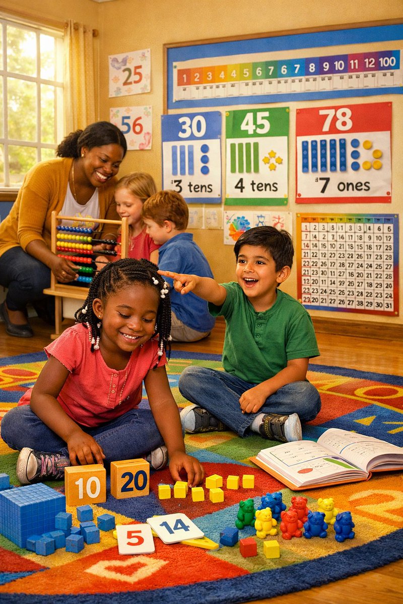 kbi_schools's tweet image. Double digit numbers aren't just math milestones, they're confidence builders. When children master place value early, they unlock doors to mathematical thinking that last a lifetime. #EarlyNumeracy #KBISchools