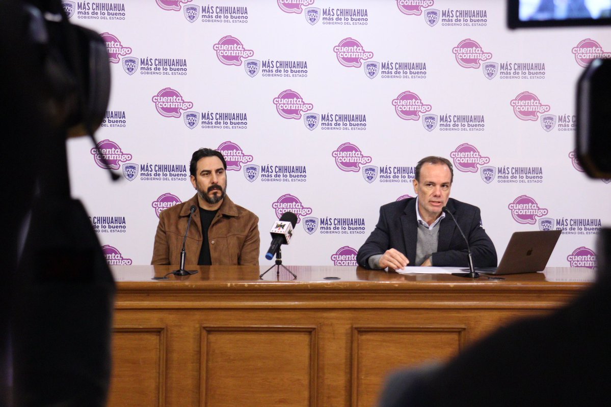 CEAADIC_Chih's tweet image. En conmemoraciónn del Día Mundial de la Lucha Contra la Depresión, se llevó a cabo una rueda de prensa encabezada por el Director del Instituto Chihuahuense de Salud Mental Javier González H. y el Coordinador Estatal de Salud Mental Raúl Cuevas V.

#CuentaConmigo