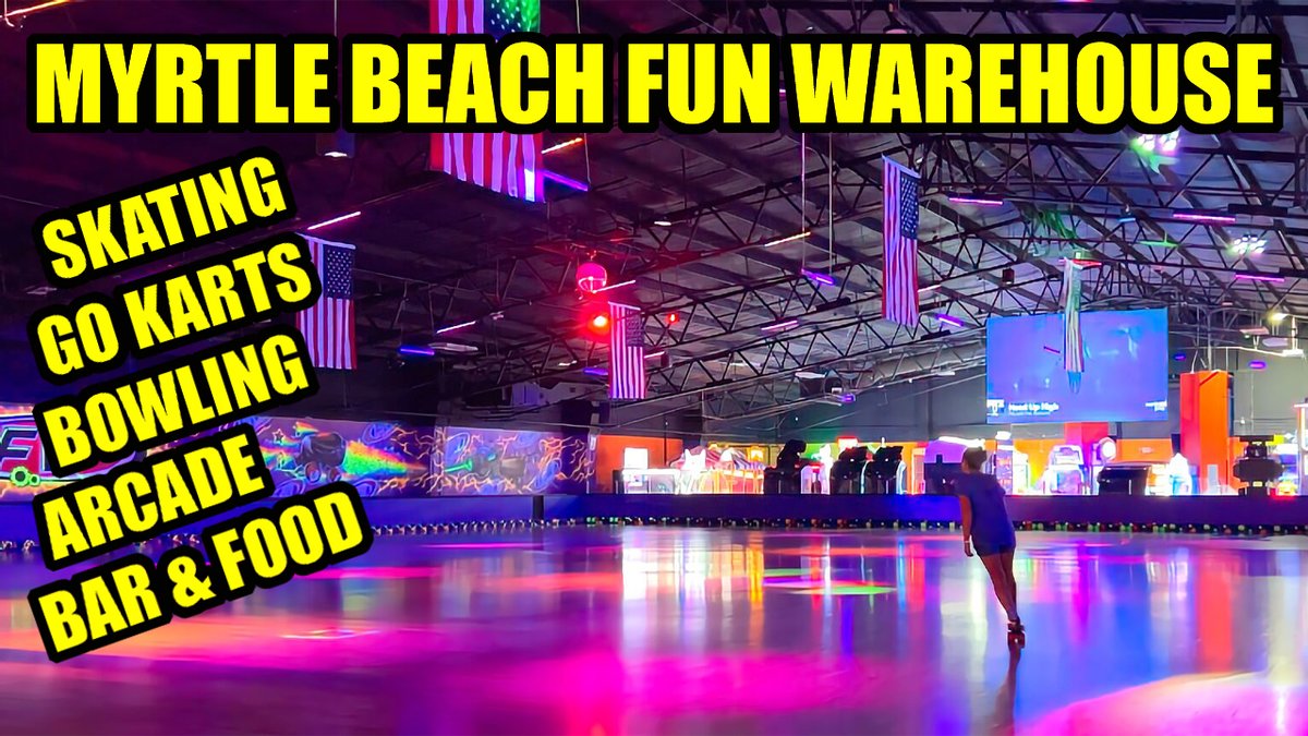 CarmenandBrian's tweet image. New Video! Super fun family friendly Myrtle Beach attraction - Fun Warehouse! Roller skating, go karts, bowling, darts, arcade, laser tag, VR games, and more in one place! Perfect for a rainy day! #MyrtleBeach
youtu.be/jqxx1bIk5u8
