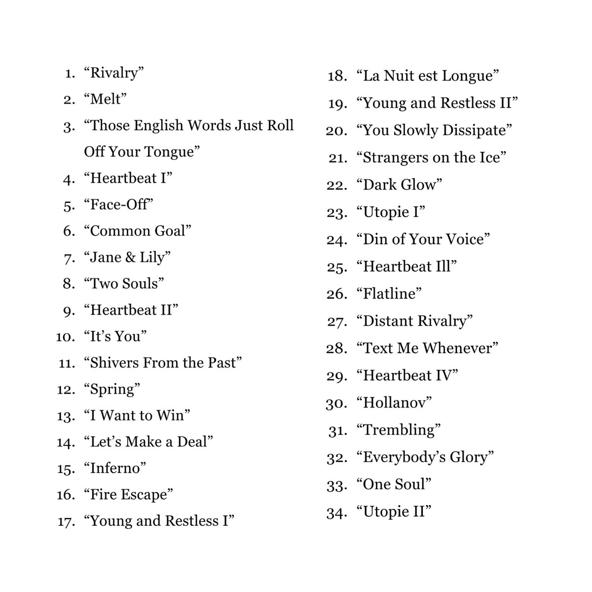 hudsonwupdates's tweet image. .@billboard reveals the track list for the official “Heated Rivalry” soundtrack, which will be released digitally this month! It has 34 songs, and a vinyl edition is also in the works.

Read Jacob Tierney and show composer Peter Peter talk about the record here:…