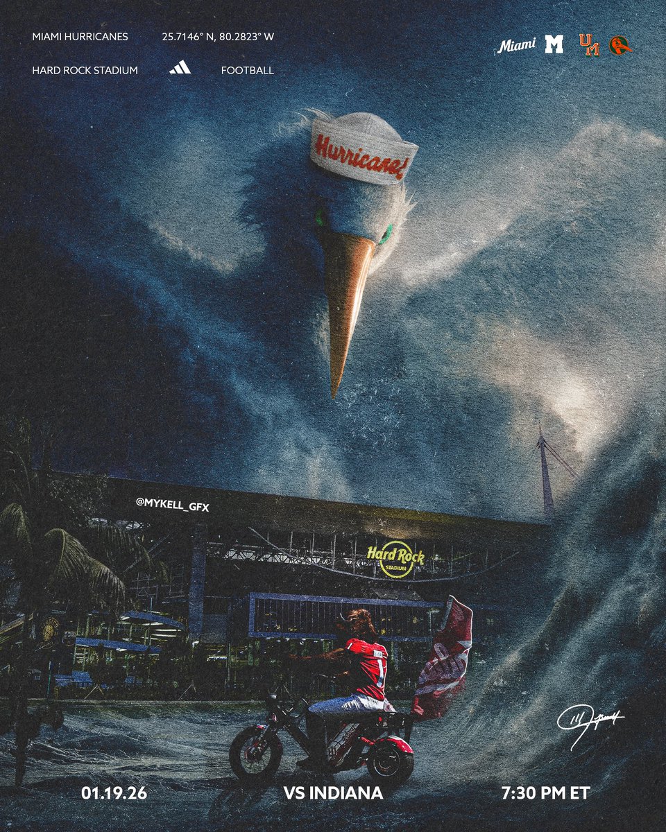 mykell_barnett's tweet image. History meets Home. Miami vs Indiana - 01.19.26