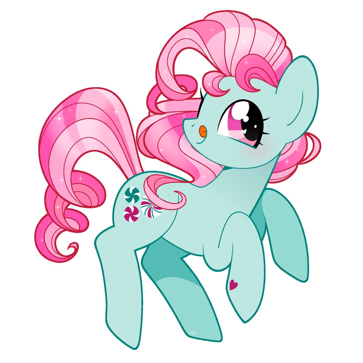 aferalsunflower's tweet image. g3 mlp minty 🎄
