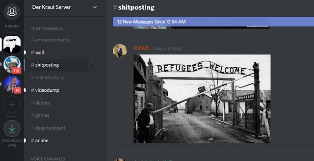 Melitaalsole's tweet photo. "Some tweets"? You had a server which constantly posted Holocaust jokes!

You will never ever get away from your Nazi, Holocaust-denying past you fascist apologist. https://t.co/ihwRpYDdQI