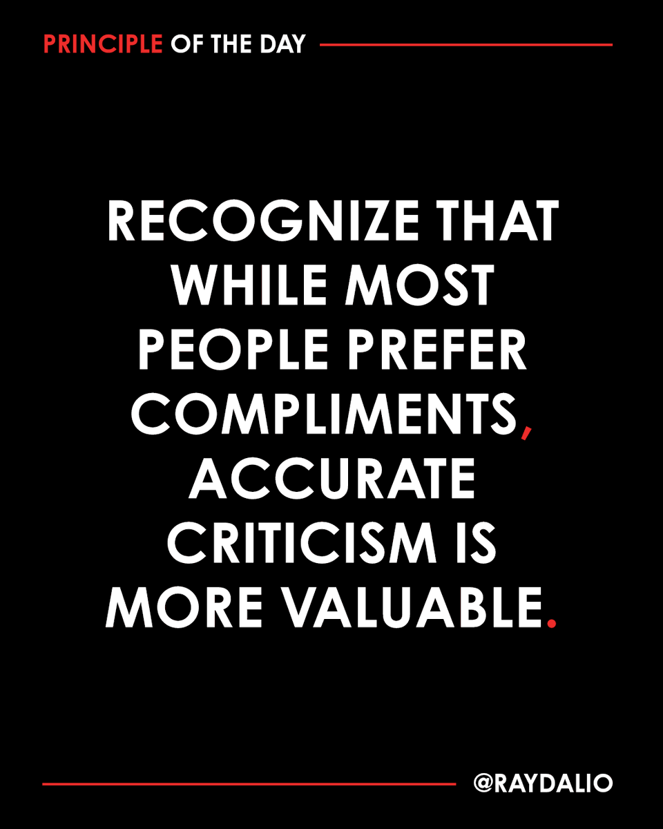 I’ve been hearing from many of you that you find it difficult to give critical feedback, so I wanted to share some of the principles that have helped me to do it throughout my career.
#principleoftheday