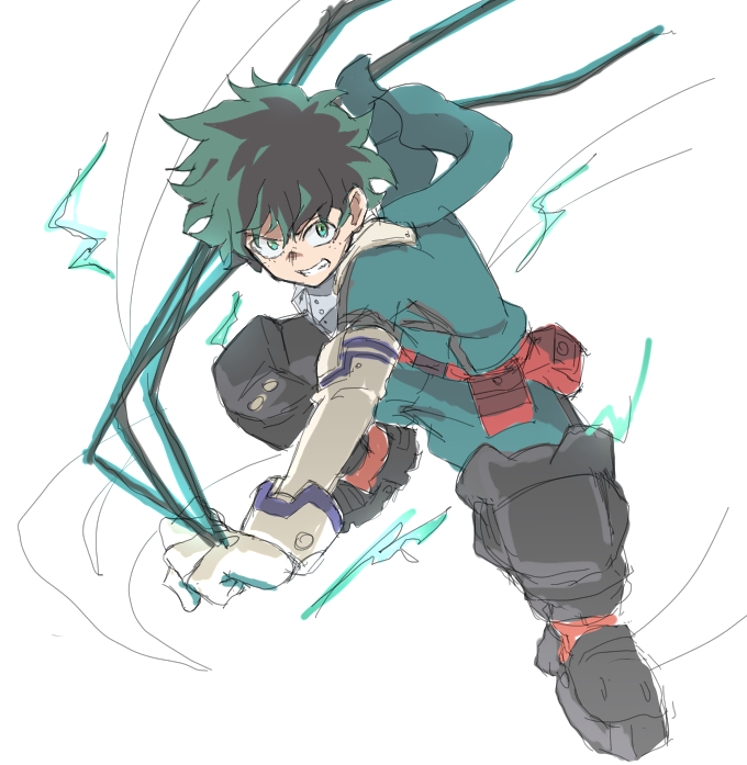 ヒロアカ面白かったねーっていう絵 