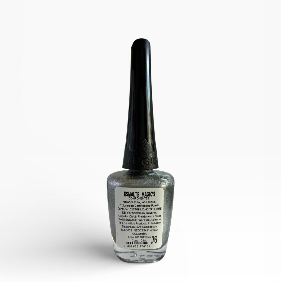 Esmalte Tradicional 076 Gris Metalizado | Magic's
