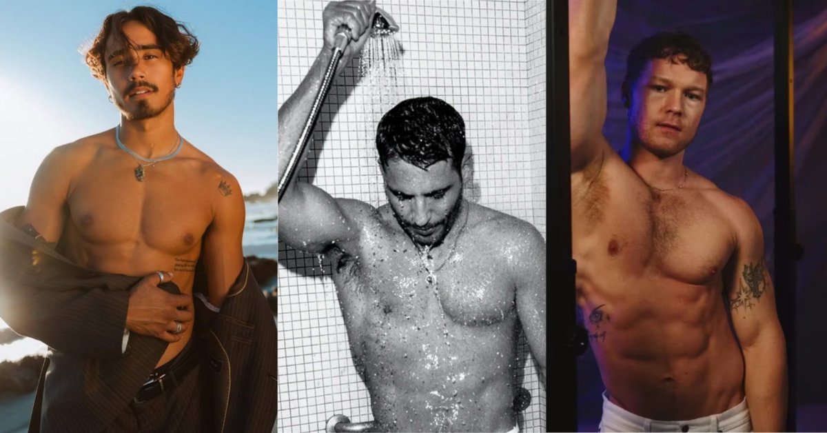 instinctmag's tweet photo. Triple Threat: Meet the Trio Who Are Making 2026 the Year of Thirst https://t.co/Jxf8xBiqIb #MichaelCimino #MiguelAngelSilvestre #thirsttrap #AngusOBrien https://t.co/w0GKTSJORi