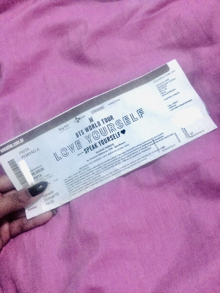 alloveproject's tweet image. RT de boa sorte para que em outubro você tenha seu ingresso do BTS em mãos! 💙