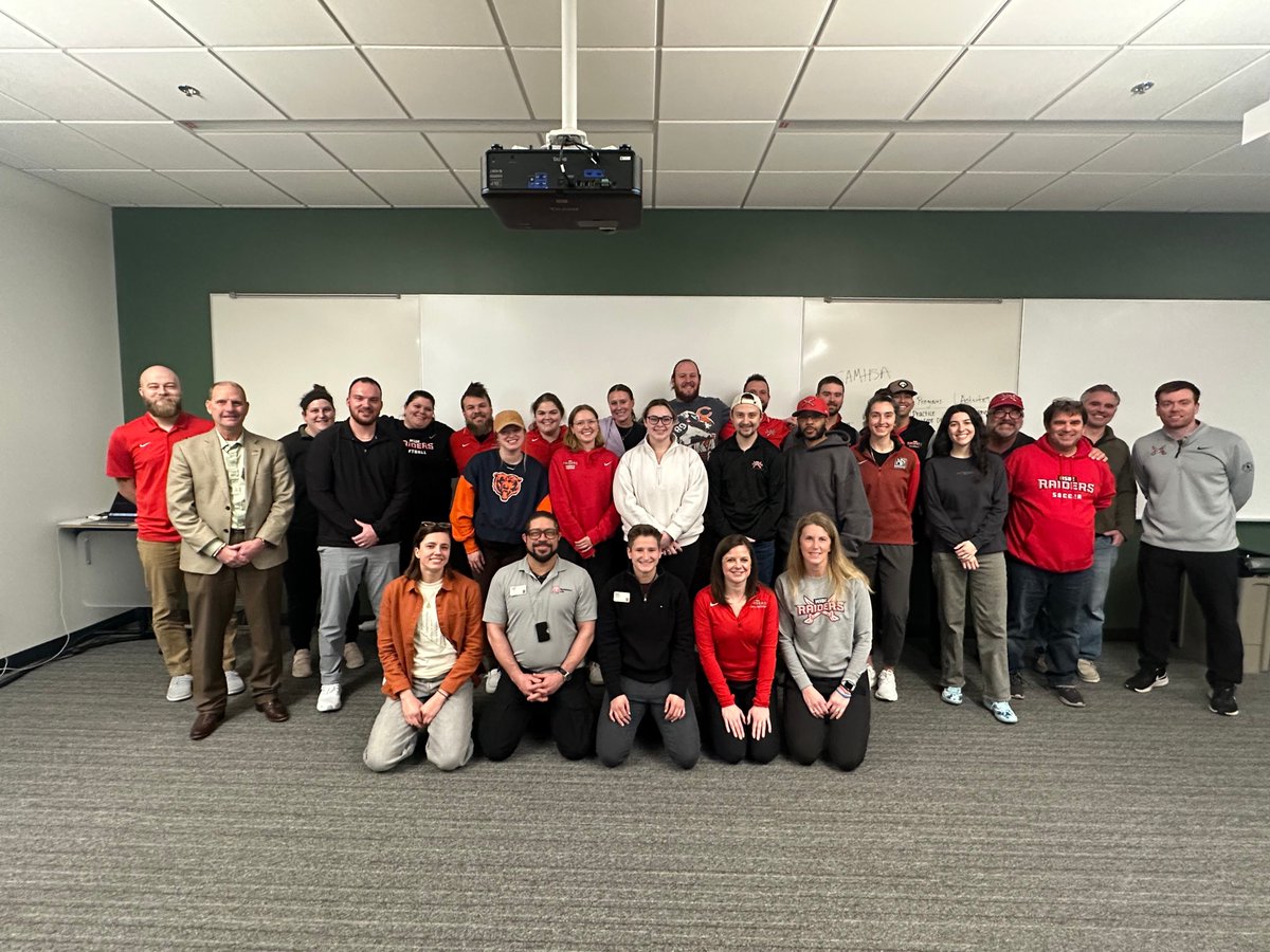 MSOE_Raiders's tweet image. On Monday, the entire Raider Athletic Department was fortunate enough to have the opportunity to become certified in Mental Health First Aid for Higher Education after participating in a hands-on workshop about recognizing the signs, destigmatizing the conversation, and taking…