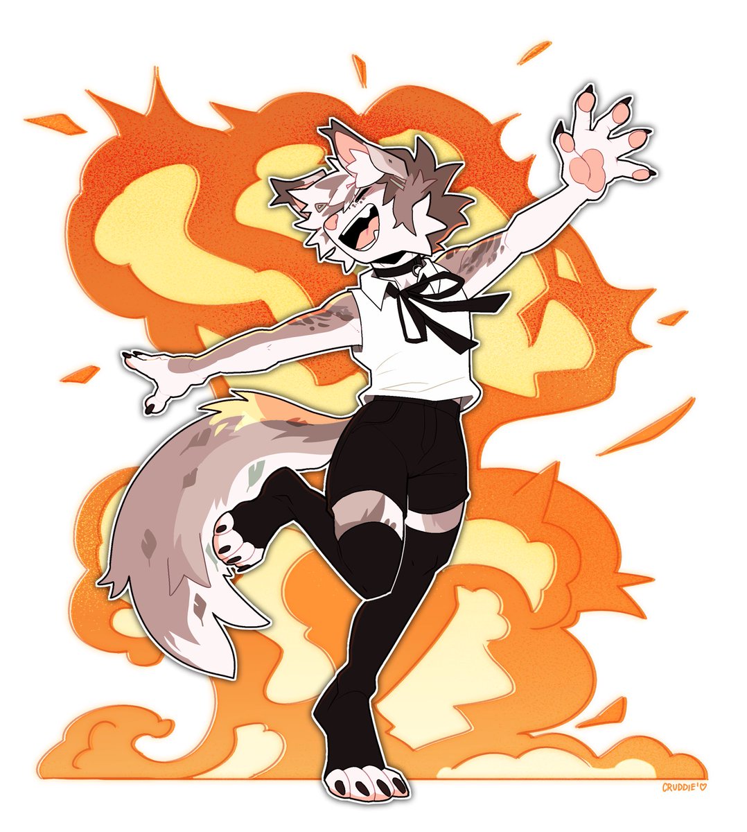 Cruddiearts's tweet image. BOOOM💥🧨
For @SomeJellyFox ❤️