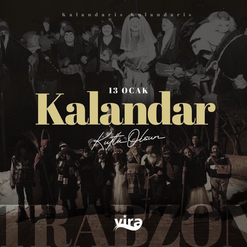#Kalandaris kulandaris... 
🧟‍♂️☃️🥁🎉

#Kalandar 'ınız kutlu olsun! 🤗🤍

#VİRA