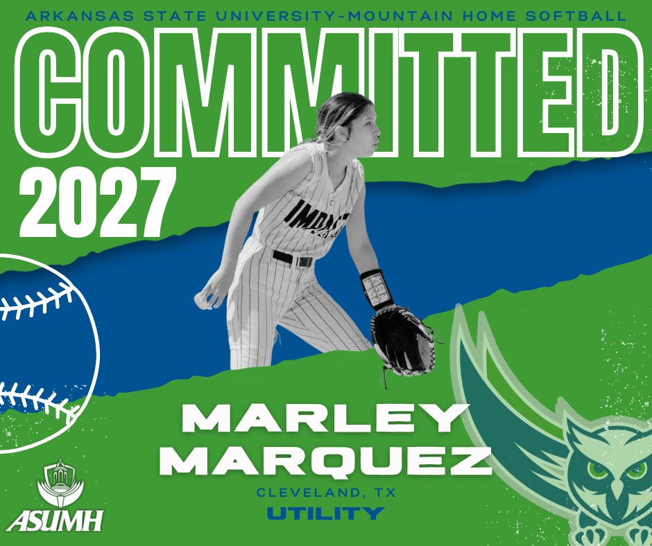 📢🥎Trailblazers Softball News🥎📢
First Trailblazer on the board for 2027-2028!
Please welcome Marley Marquez from Cleveland, TX to our Trailblazer Family!!
We are excited to have Marley and her family as a part of our family here at ASUMH!
#Trailblazers #NJCAASoftball #ASUMH