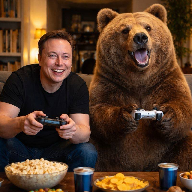 <a href="/dvorahfr/">Déborah</a> <a href="/elonmusk/">Elon Musk</a> without gaming, there is no bearable life 😂🤎🐻
