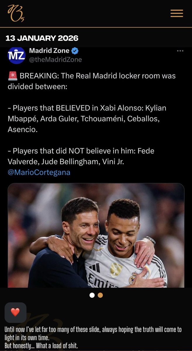 🚨 BREAKING: Jude Bellingham on his app:

"Until now l've let far too many of these slide, always hoping the truth will come to light in its own time. But honestly... What a load of sh*t."

"Truly feel sorry for the people that hang onto the every word of these clowns and their