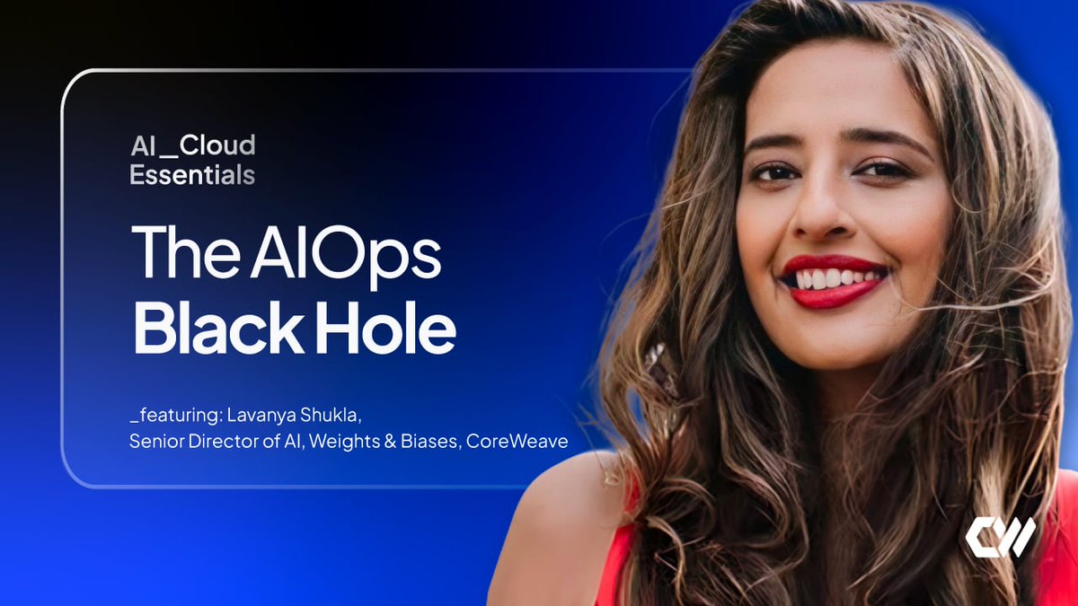 CoreWeave's tweet image. In Episode 3 of AI Cloud Essentials, @ritujyoti and @lavanyashukla discuss the "AIOps Black Hole" and why general-purpose clouds are coming up short for engineers.

Stop fighting "infrastructure glue" and start driving ROI. Listen to the full episode here: hubs.la/Q03-Dq890