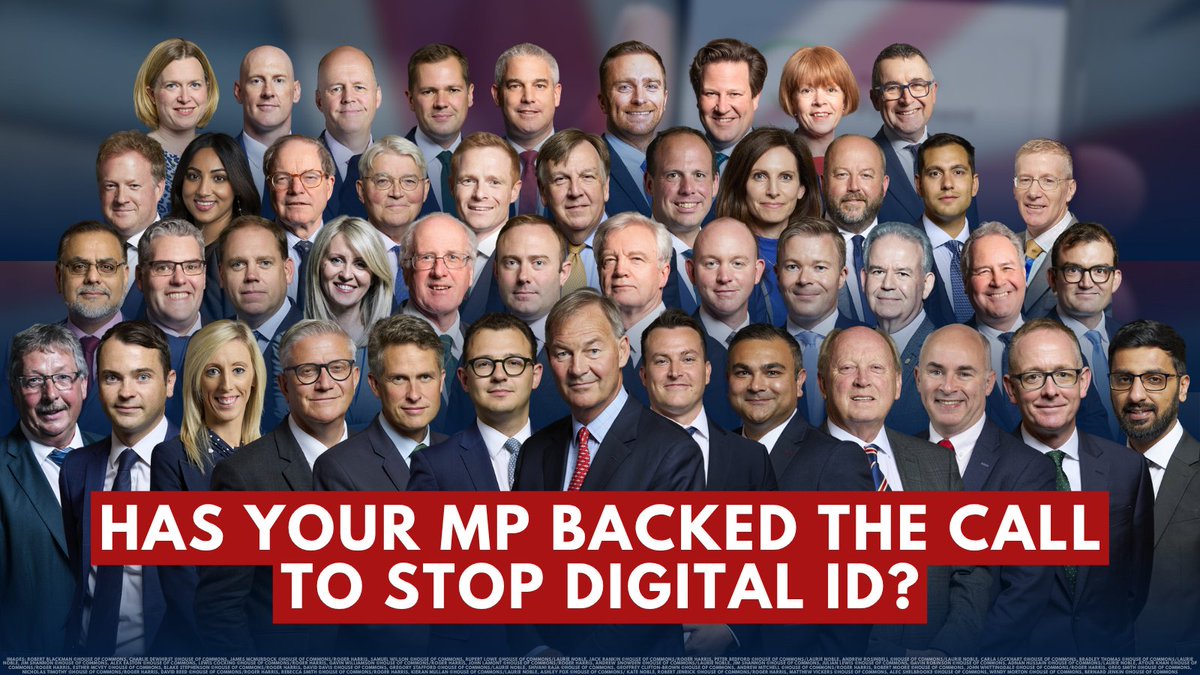 RestoreBritain_'s tweet image. The brave MPs who stood up against Digital ID in Parliament.