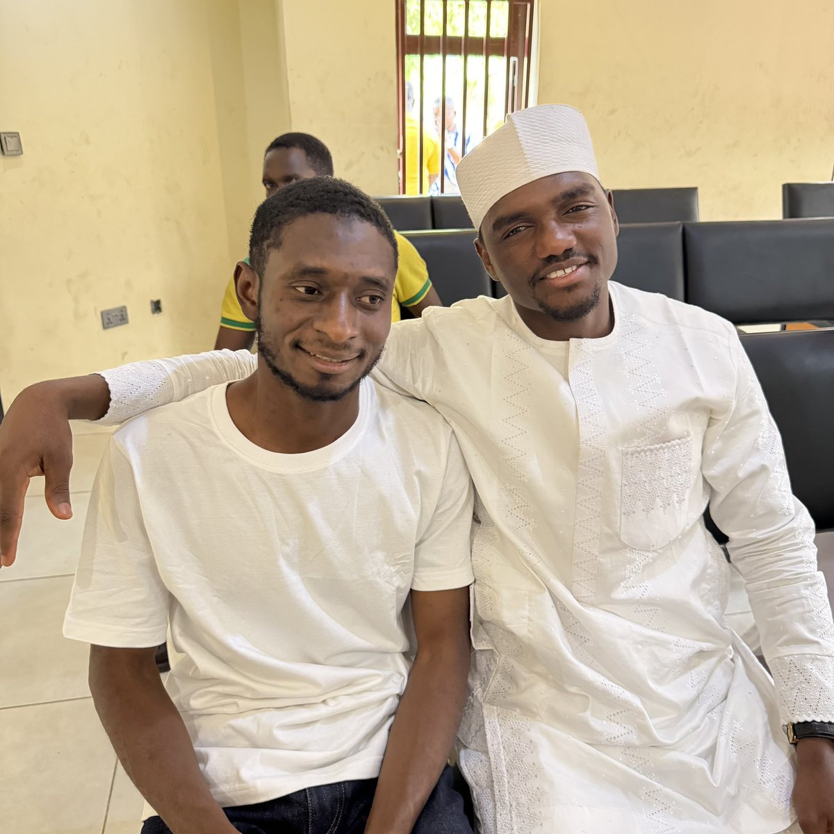 ManderaLukman's tweet photo. Alhamdulillah! We’ve never started to stop, we will see this to the end Insha Allah.

Welcome back brother, @AM_Saleeeem 

Our sincere appreciations to @s_balaIdris  @AM_Ridwan2 @AmnestyNigeria @RayTilde @atiku @CaptJamyl @daudalawal_ EngrKhalid @AbbaM_Abiyos @Babasadieq @jrnaib2 https://t.co/TLgkQTOZTl