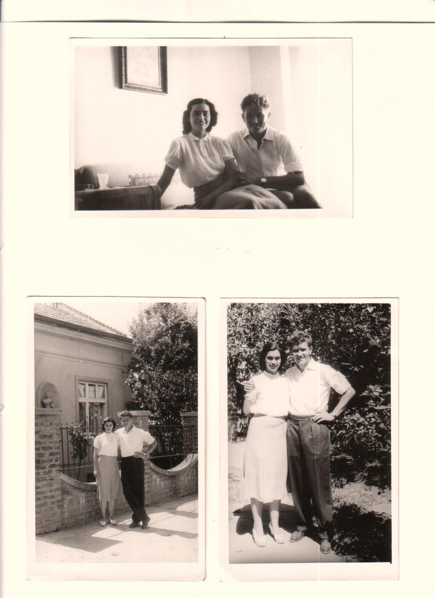 Kuća u Sazonovoj (koje više nema), godina 1952 i mlad bračni par