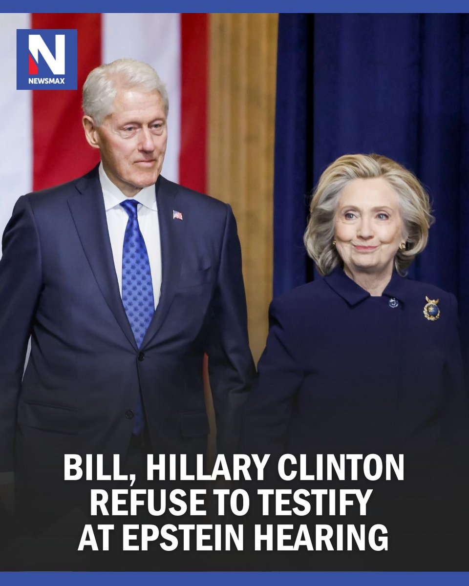 Former President Bill Clinton and his wife, former Secretary of State Hillary Clinton, on Tuesday refused to testify in the House's Jeffrey Epstein investigation, setting up a high-stakes clash with Republicans and intensifying scrutiny over what Washington knew about the