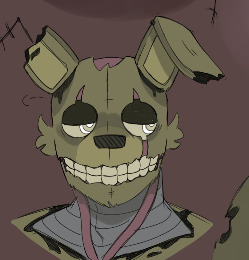 Some doodles cuz I was playing around with a model app 
#springtrap