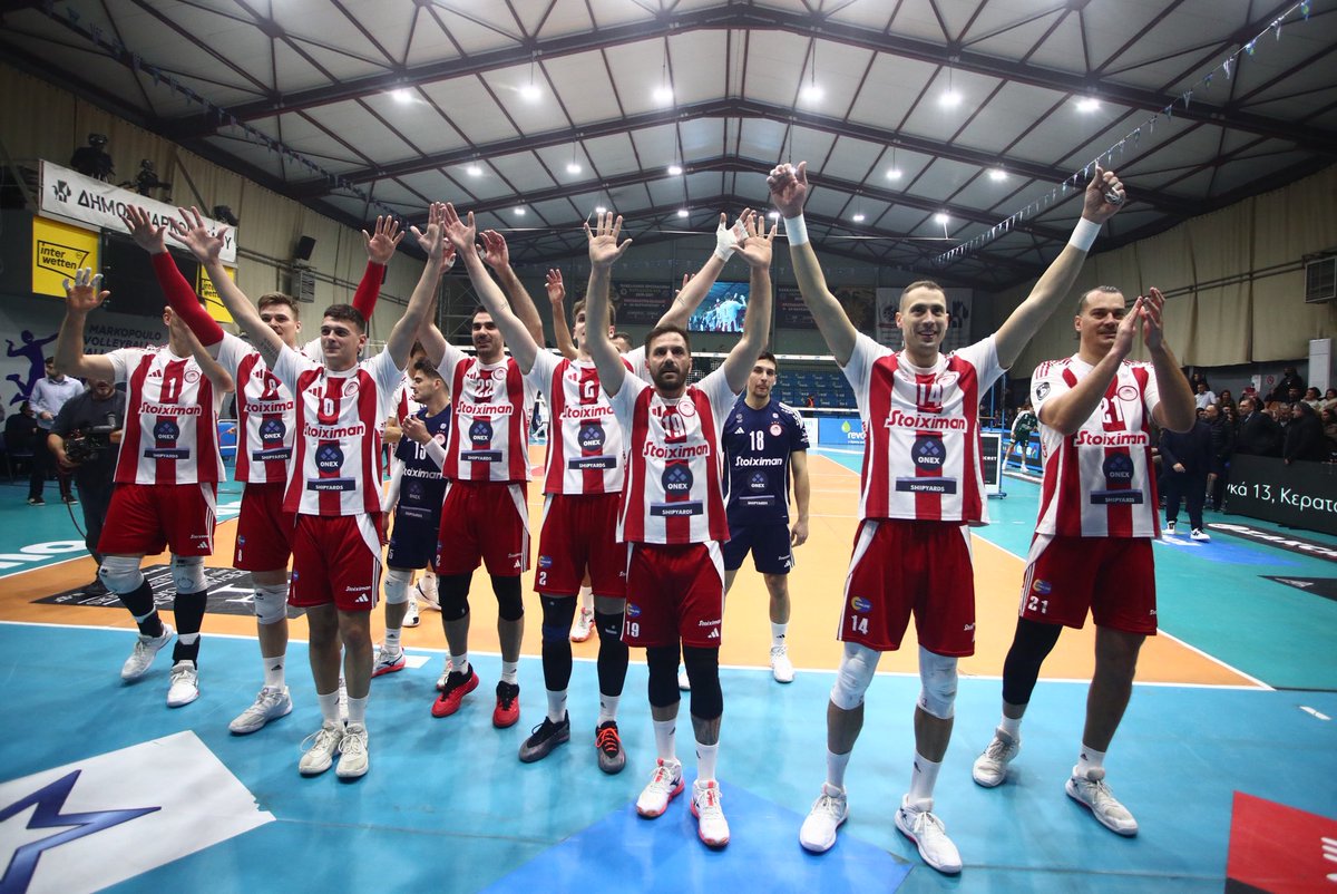 Η ανδρική ομάδα βόλεϊ κατέκτησε το Super Cup ! 🏆 Πολλά συγχαρητήρια! 👏🏽 <a href="/OlympiacosSFP/">Olympiacos Piraeus</a> 

#OlympiacosBC #WeAreOlympiacos #TogetherWeFight