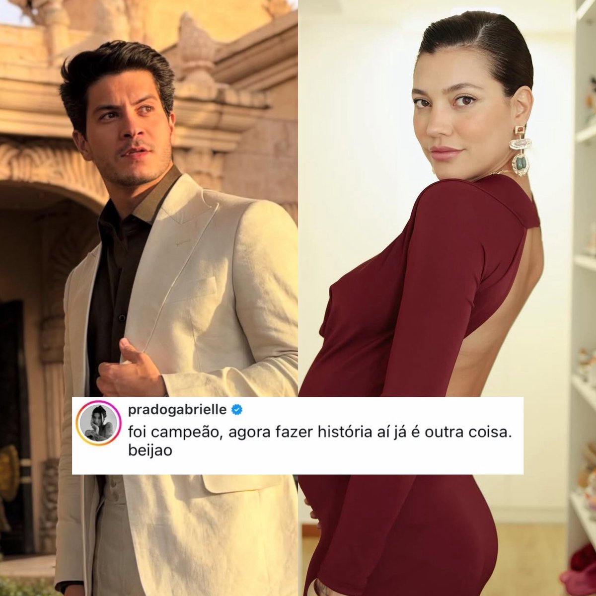 choquei's tweet image. 🚨VEJA: Gabi Prado fala sobre a vitória do Arthur Aguiar no BBB e afirma que existe a diferença entre vencer e fazer histórias.