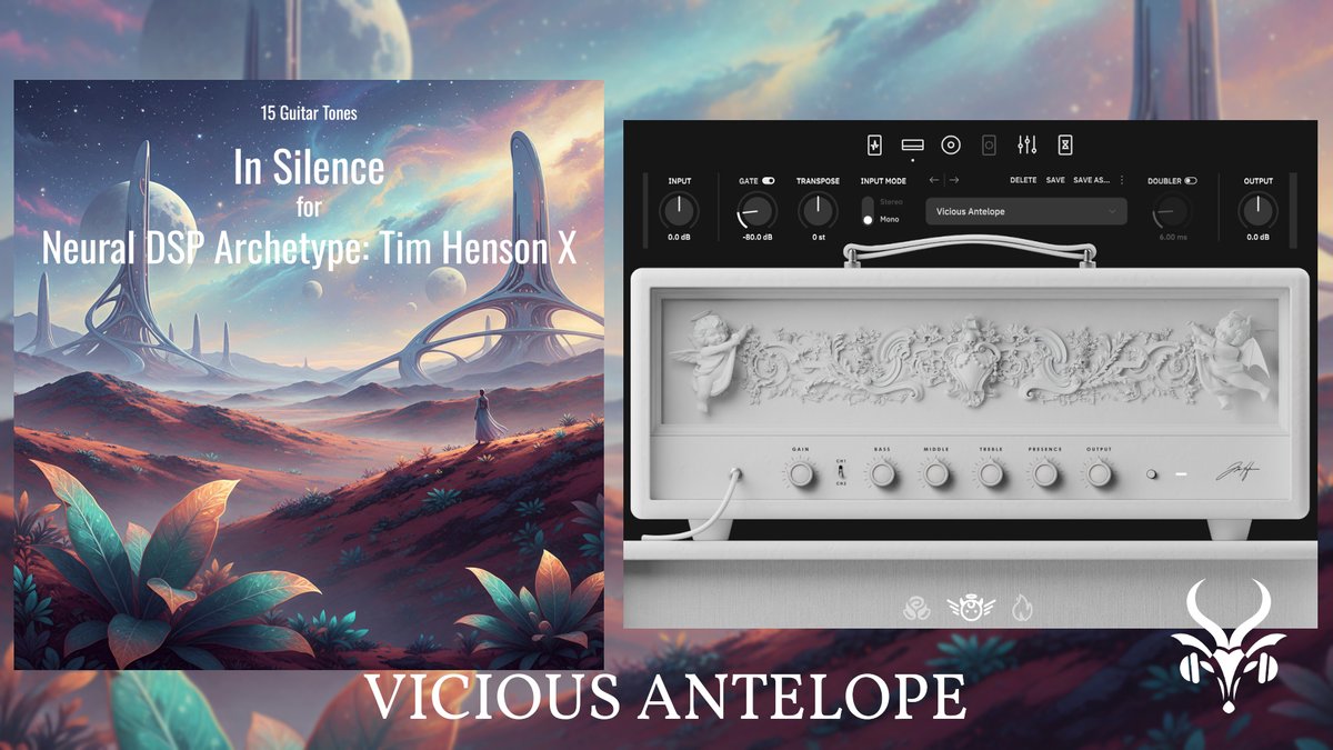 Unlock a new sonic dimension with In Silence! 🚀 Our latest preset pack for Neural DSP Archetype: Tim Henson X has arrived.

Centered around the Cherubs amp, this collection features 15 curated presets that balance pristine clarity with creative experimentation. You get 8