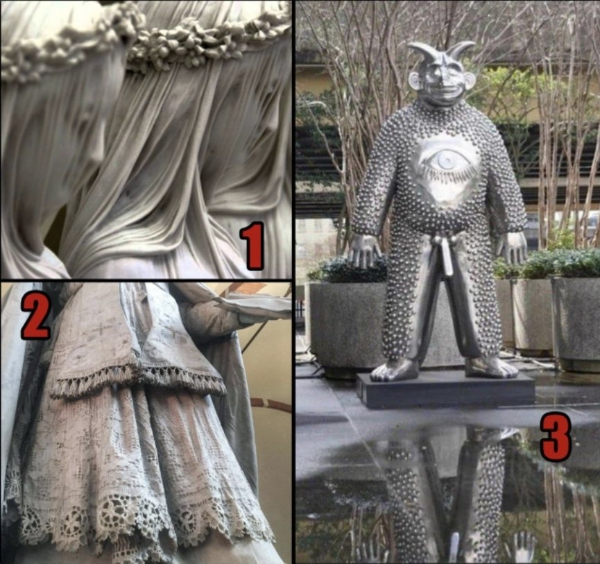 EstulinVz's tweet image. El desarrollo de la humanidad, de forma visual
1. La estatua de Giovanni Strazza, “La Virgen velada”.
El velo de piedra parece transparente; las proporciones y la anatomía del rostro son asombrosas.
2. Escultura de mármol en una iglesia de Milán.
Se representan todos los…