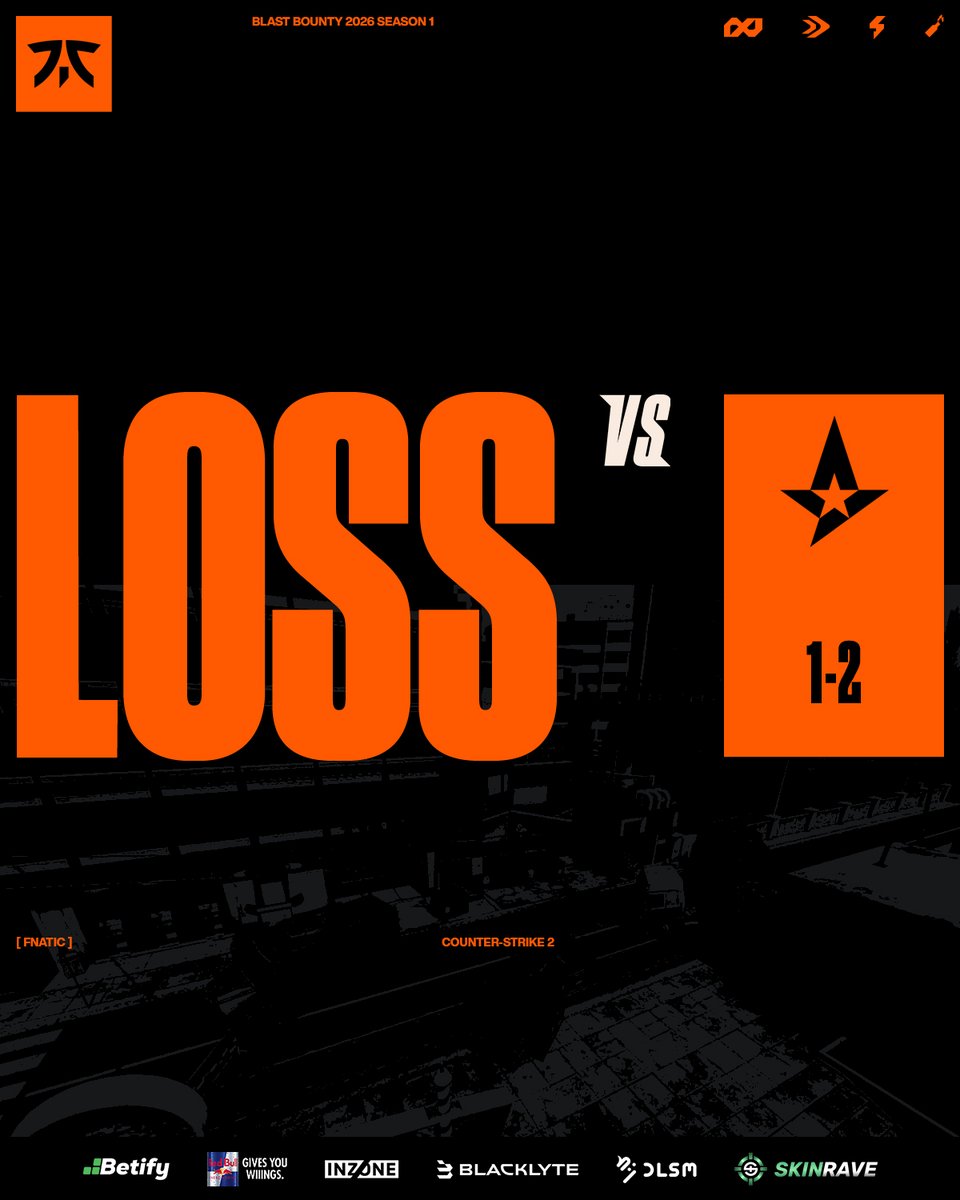 FNATIC CS tweet media