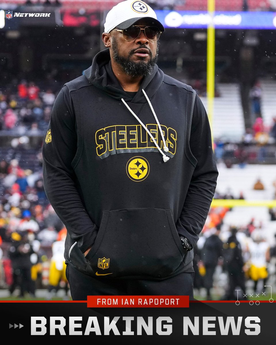 🚨 🚨 🚨 

#Steelers coach Mike Tomlin has informed the team that he plans to step away from coaching, meaning one of the greatest to do it will take a break.

Pittsburgh has a coveted opening.