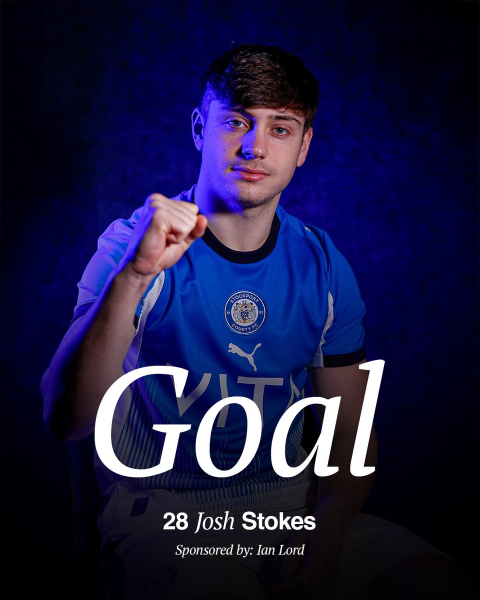 STOKES IN STOPPAGE TIME!

#StockportCounty